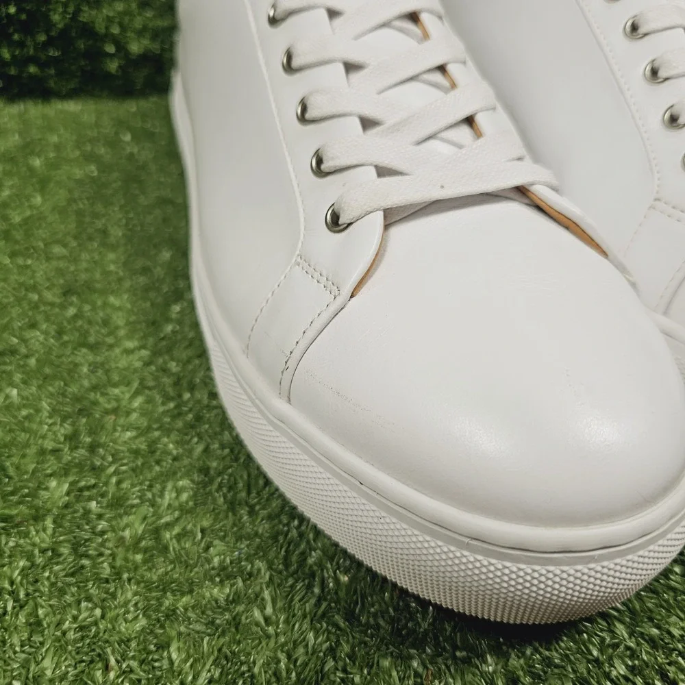 Thursday Boot Co Everyday Premier Low Triple White Leather Sneakers Mens Size 11